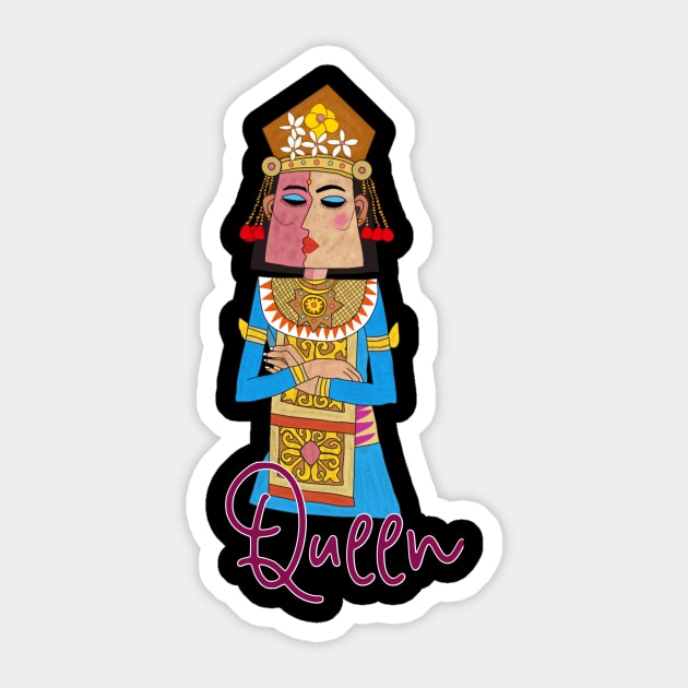 Queen Card Sticker by My Quotes